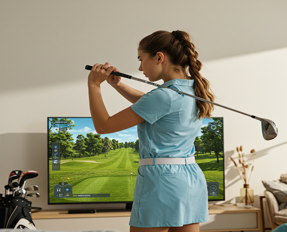 Golf Simulator Setup for Small Homes